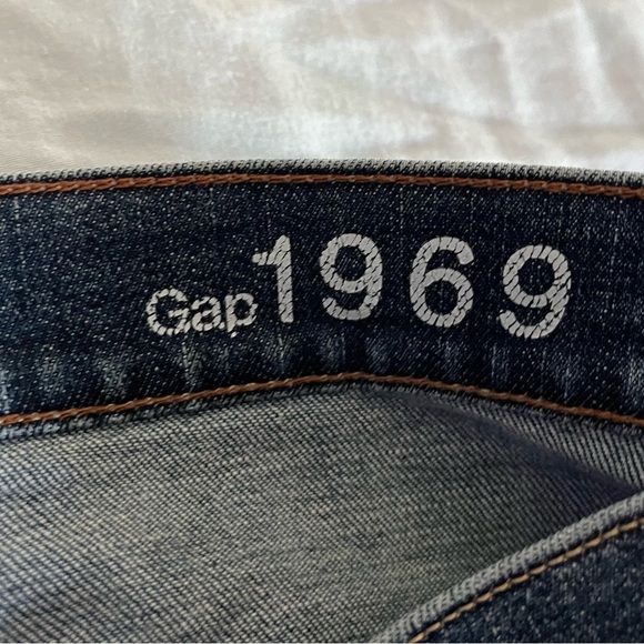 Gap 1969 Larchmont Denim Front Pleat Mini Skirt Womens Sz 33/16 EUC - Picture 5 of 14